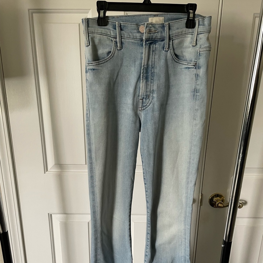 Mother Jeans The Hustler Ankle Fray When in Rome
